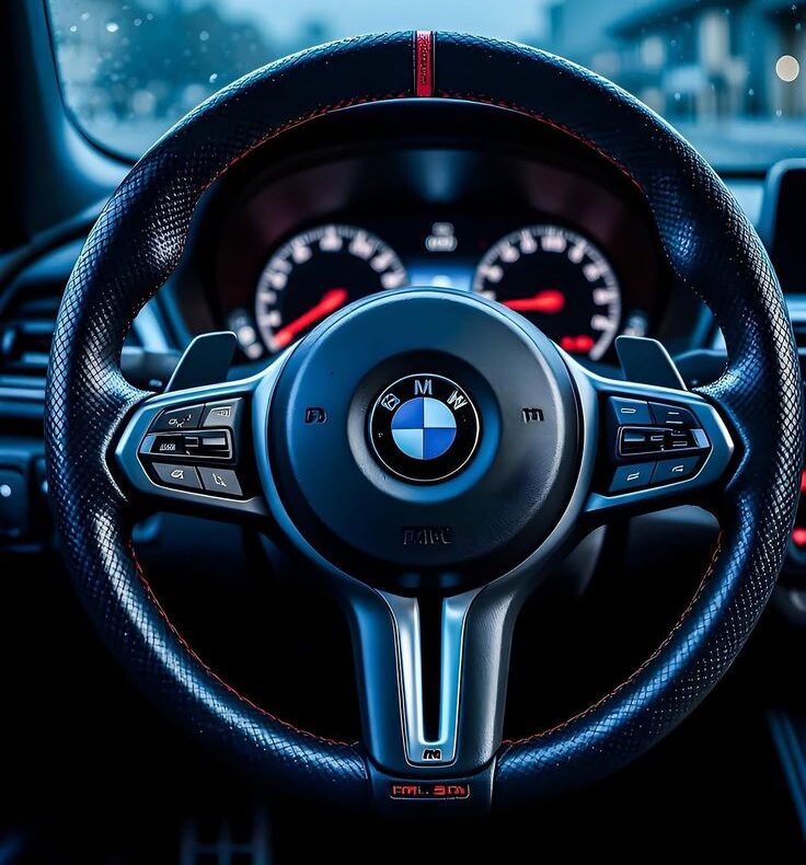 BMW steering wheel